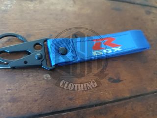 Portachiavi Suzuki cordura blu