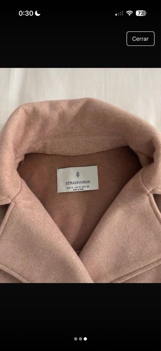 Chaqueta corta Stradivarius rosa