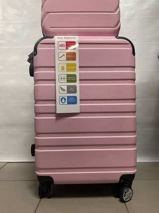 Pack maleta mediana extensible y neceser nuevo