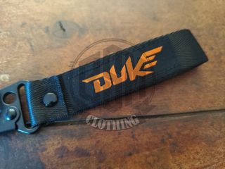 Portachiavi KTM nero con moschettone