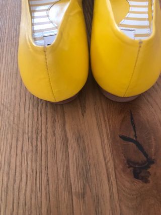 Moschino Ballerine Pelle Gialle Rosse