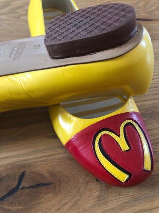 Moschino Ballerine Pelle Gialle Rosse