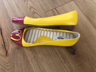 Moschino Ballerine Pelle Gialle Rosse