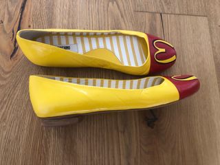 Moschino Ballerine Pelle Gialle Rosse