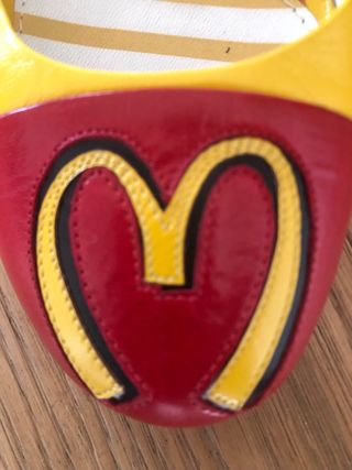 Moschino Ballerine Pelle Gialle Rosse