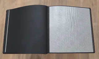 ​SET LUJO PIEL ITALIANA GL ÁLBUM 35x35 + MALETÍN