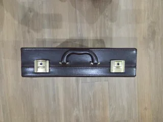 ​SET LUJO PIEL ITALIANA GL ÁLBUM 35x35 + MALETÍN