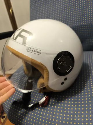 Casco BKR Bianco Scooter
