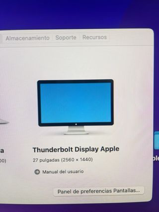 Monitor Apple Thunderbolt 27”