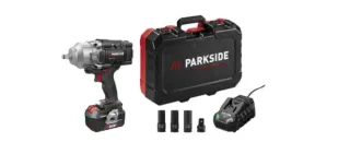 Pistola de impacto Parkside con maletín