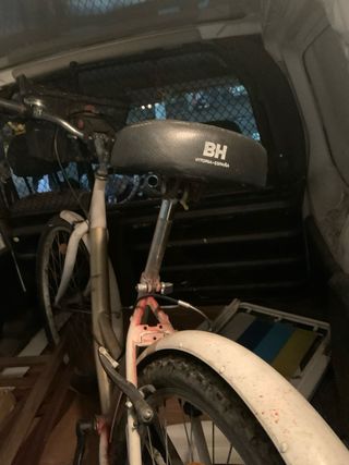 Bicicleta de paseo bh blanca