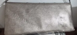 Bolso de fiesta plateado