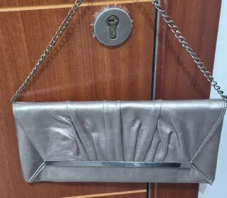 Bolso de fiesta plateado