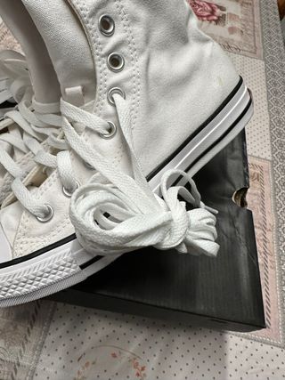 Converse All Star Botas Blancas Talla 39