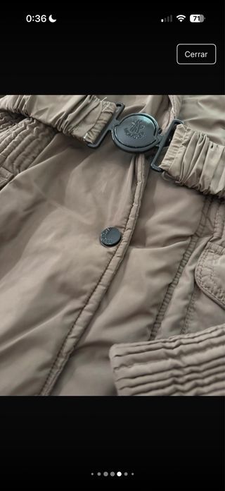 Abrigo Moncler Marrón