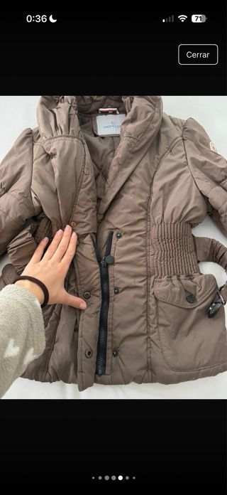 Abrigo Moncler Marrón