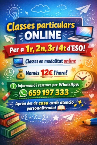 Clases particulares valenciano 1°,2°,3° y 4° ESO