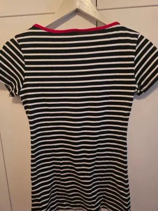 Camiseta Rayas Blanco y Negro