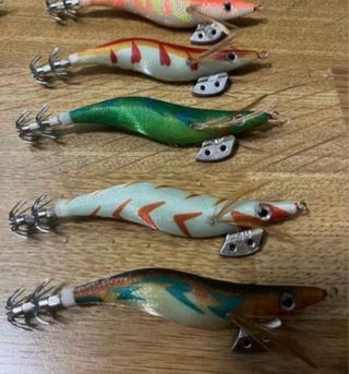 10 Señuelos para pesca de sepia