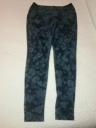 Pantaloni elasticizzati fantasia floreale