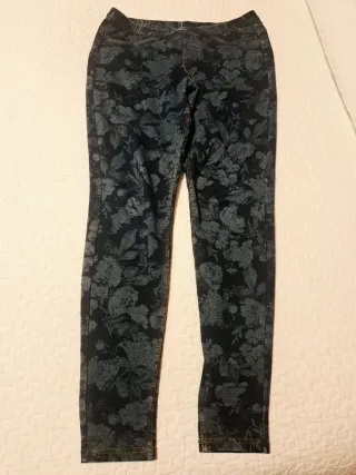 Pantaloni elasticizzati fantasia floreale