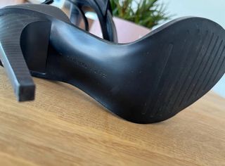 Sandalias Zara Tacón Animal Print