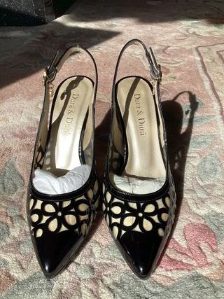 Zapatos tacón Durá& Durá negros talla 38