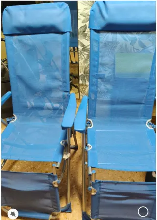 2 Sillas de Playa Plegables