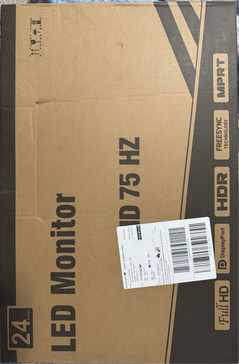 Monitor LED 24 Full HD 75Hz HDR