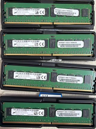 4 Memorias RAM Micron 8GB DDR4