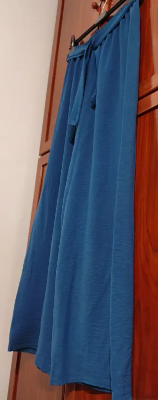 Pantalón azul poliéster talla única