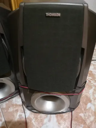 Altavoces Thomson Negros y Grises Thomson Subwoofe