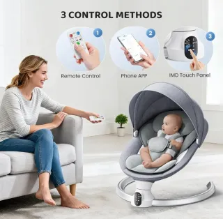 Columpio/hamaca eléctrica bebé 0-9 kg