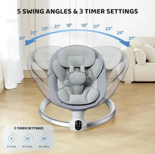 Columpio/hamaca eléctrica bebé 0-9 kg