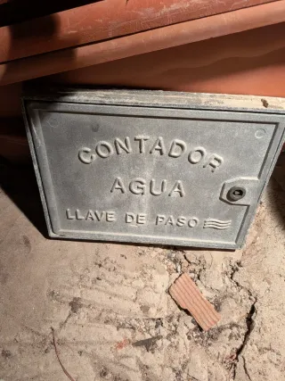 Tapa Contador Agua Metal