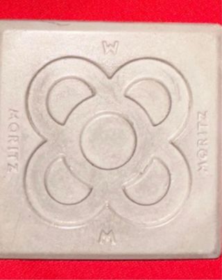 Posavasos.Rosa de Barcelona MORITZ.Una caja:4 unid