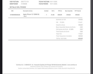 iPhone 15 con dos meses de uso