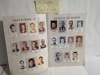 ALBUM FACSIMIL AZAFRAN CARMENCITA 1943 1944 LIGA