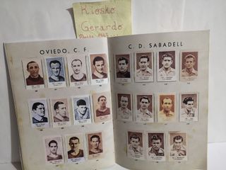 ALBUM FACSIMIL AZAFRAN CARMENCITA 1943 1944 LIGA