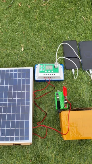 Kit solar con batería de litio 12v nuevo