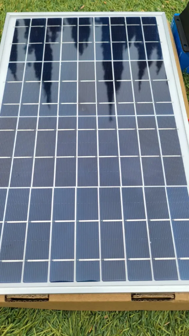 Kit solare con batteria al litio 12V nuovo