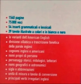 Dizionario della lingua Inglese-Italiano