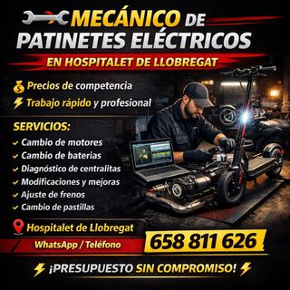 Reparacion patinetes electricos barcelona LH