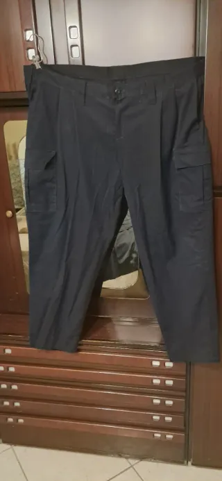 Pantaloni Cargo Blu Scuro 4XL
