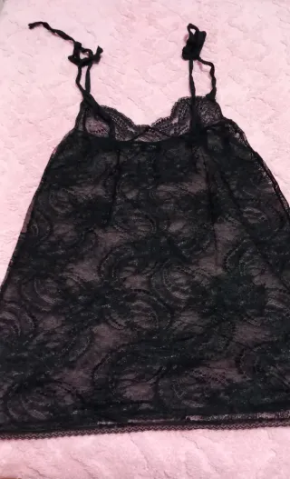 REGALO lencería encaje Oysho negro