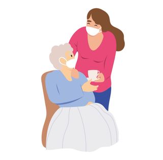 Cuidadora de personas mayores