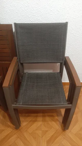 Mesa Comedor Exterior Madera y Metal