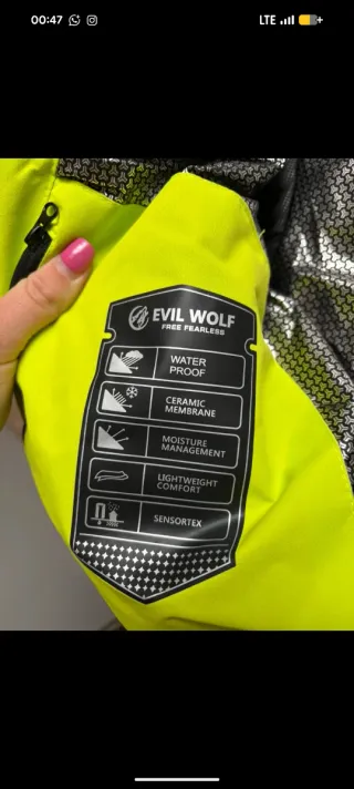 Chaqueta de esquí Free Fearless