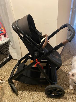 Carrito gemelar con todos los acessórios