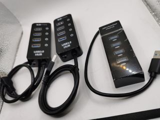 Lote 3 Hubs USB 3.0 4 Puertos c/Interruptor